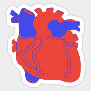 Human Heart Simple Sticker